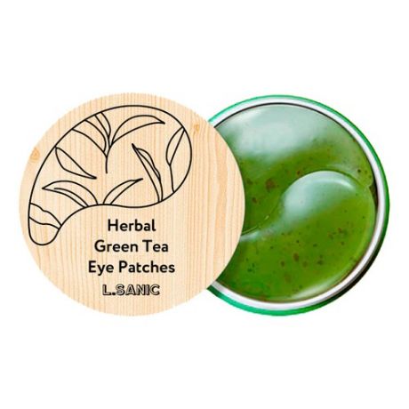 L.Sanic Патчи гидрогелевые для глаз с экстрактом зеленого чая