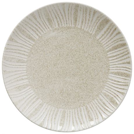 Тарелка обеденная Solaris песочный 27,5см, фарфор