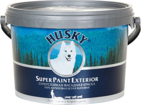 Краска фасадная Husky 2.5 л цвет белый