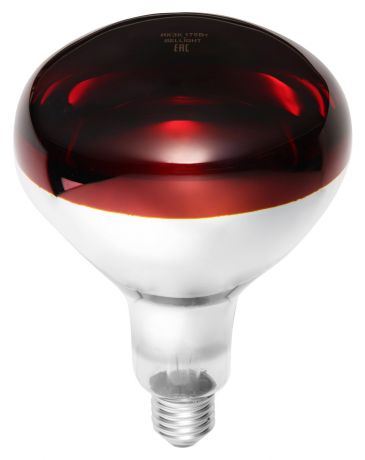 Нагревательный элемент инфракрасной зеркальной лампы Е27 230 В 175 Вт 2000 лм, красный свет