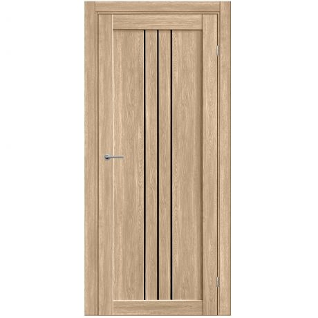 Дверь межкомнатная остеклённая Бергамо 70х200 см с фурнитурой, ПВХ, цвет европейский дуб