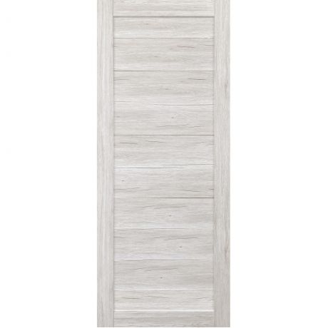 Дверь межкомнатная Тиволи 90х200 см с фурнитурой, ПВХ, цвет рустик серый