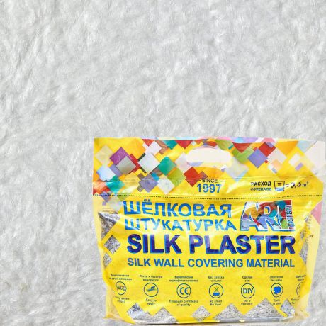 Жидкие обои Silk Plaster АртДизайн 253 0.9 кг цвет белый