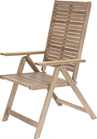Кресло садовое Naterial Solaris Origami складное 59х59х109.5 акация светло-коричневый