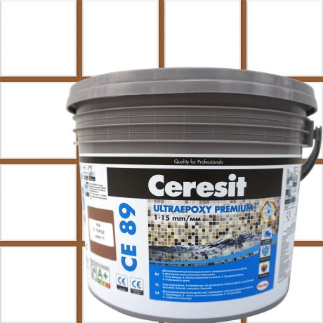 Затирка эпоксидная Ceresit CE89 цвет коричневый 2.5 кг