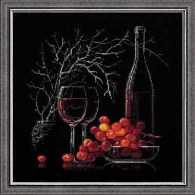 Набор для вышивания Риолис (Сотвори Сама) 1239 "Натюрморт с красным вином"