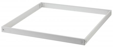 Рамка для накладного монтажа ультратонких светодиодных панелей 595х595 мм, цвет белый
