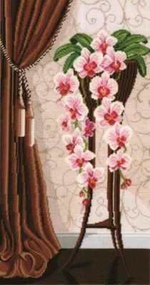 Набор для вышивания Сделай своими руками В-13 Ваза с орхидеями