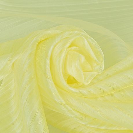 Микровуаль, 290 см, цветы, цвет жёлтый