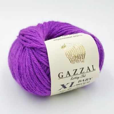 Пряжа GAZZAL Пряжа GAZZAL Baby Wool XL Цвет.815XL Сиреневый