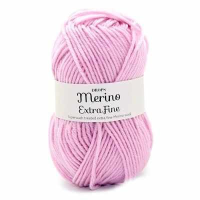 Пряжа DROPS Пряжа DROPS Merino Extra Fine Цвет.16 Light pink/св.розов.
