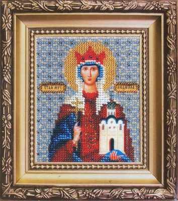 Набор для вышивания иконы Чарiвна Мить Б-1041 "Икона святая мученица Людмила"