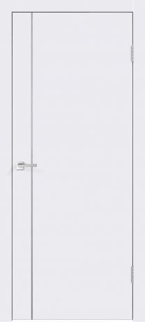 Дверь межкомнатная Смарт М1 90х200 крашеная с фурнитурой, цвет белый