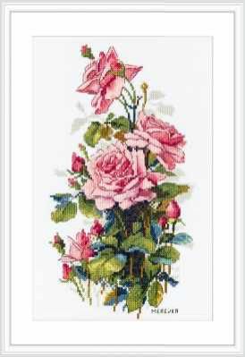 Набор для вышивания Мережка К-155 Pink Roses