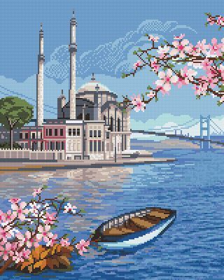 Алмазная мозаика ФРЕЯ ALVK-29 "Стамбул в цветах весны"