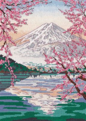Набор для вышивания Овен 1311 Фудзияма и озеро Кавагути (Овен)