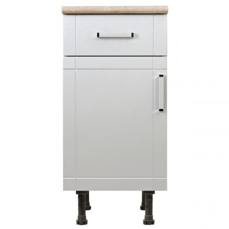 Шкаф напольный "Тортора" 40х86х60 см, ЛДСП, цвет серый