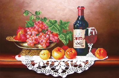 Алмазная мозаика ФРЕЯ ALV-18 "Вино с фруктами"