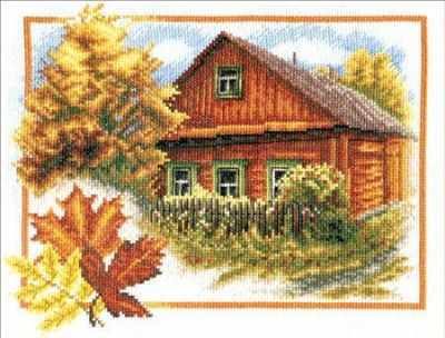 Набор для вышивания Panna PS-0314 "Осень в деревне"