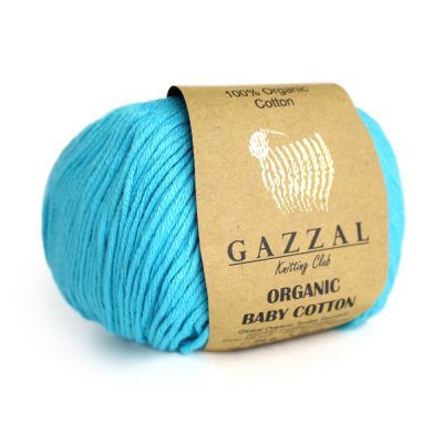 Пряжа GAZZAL Пряжа GAZZAL ORGANIC BABY COTTON Цвет.424