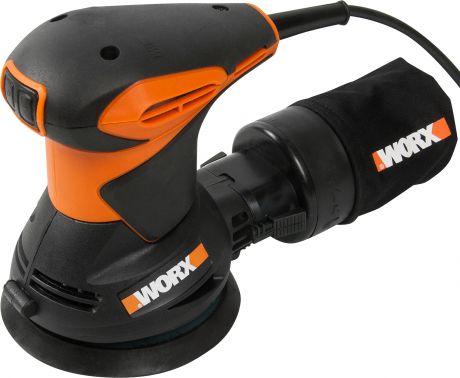 Эксцентриковая шлифмашина Worx WX652.1, 125 мм, 300 Вт