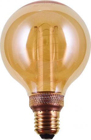 Лампа светодиодная филаментная Gauss Vintage E27 230 В 2.5 Вт шар 130 лм свет янтарный