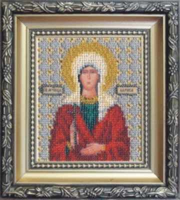 Набор для вышивания иконы Чарiвна Мить Б-1081 "Икона святая мученица Лариса"