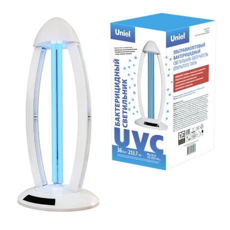 Настольная лампа Uniel UGL-T02A-36W/UVCB White UGL-T01