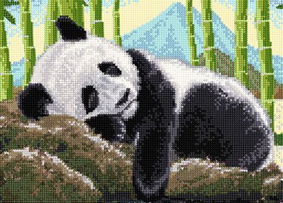 Алмазная мозаика Наследие Алмазная вышивка БСА3-187 Спящая панда