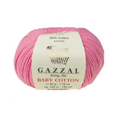 Пряжа GAZZAL Пряжа GAZZAL Baby Cotton Gazzal Цвет.3468