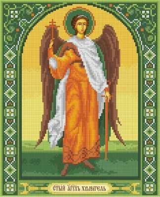 Основа для вышивания с нанесённым рисунком MOSMARA ММР-015 Святой Ангел-Хранитель
