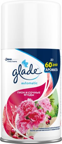 Освежитель воздуха автоматический Glade Automatic «Пион и сочные ягоды» сменный блок