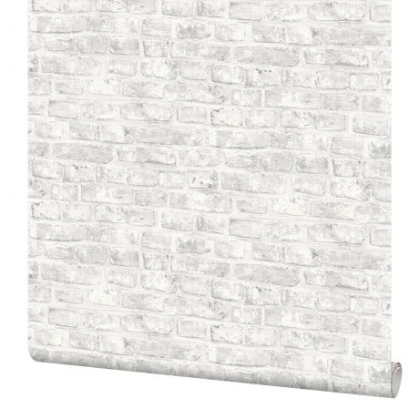 Обои флизелиновые Inspire Brick серые 1.06 м 636628
