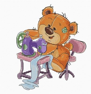 Набор для вышивания Luca-S B1179 Teddy-bear (Luca-S)