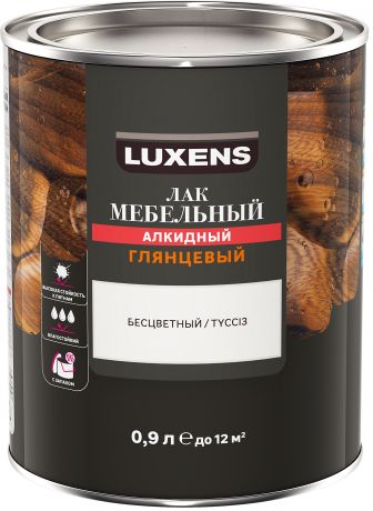 Лак для мебели Luxens алкидный цвет прозрачный глянцевый 0.9 л