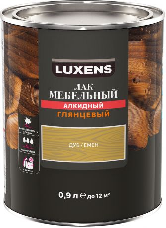 Лак для мебели Luxens алкидный цвет дуб глянцевый 0.9 л