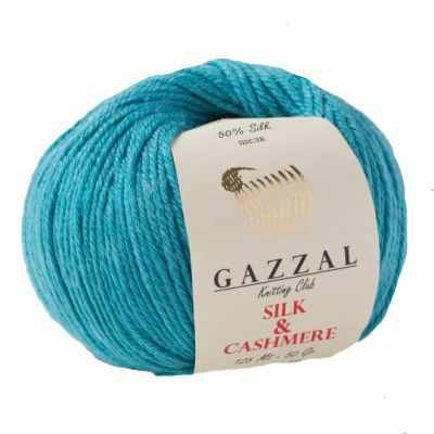 Пряжа GAZZAL Пряжа GAZZAL Silk & Cashmere Цвет.454