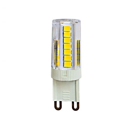 Лампа светодиодная G9 5 Вт капсула прозрачная 425 лм, тёплый белый свет