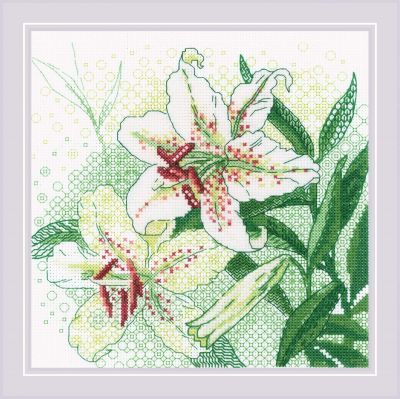 Набор для вышивания Риолис (Сотвори Сама) 1915 Белые лилии