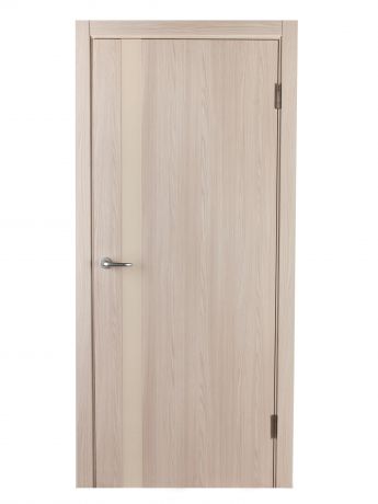 Дверь межкомнатная глухая с замком и петлями в комплекте Мирра 70x200 см, Hardflex, цвет ясень бора