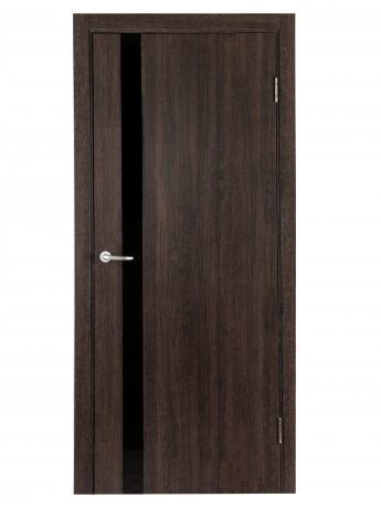 Дверь межкомнатная глухая с замком и петлями в комплекте Мирра 60x200 см, Hardflex, цвет дуб кастелло