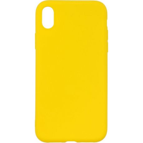 Чехол для iPhone Xr Zibelino Soft Matte желтый
