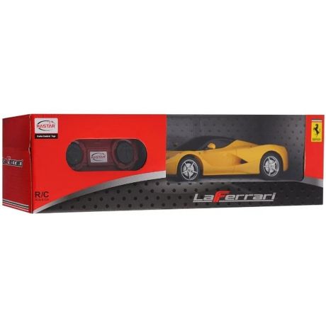 Радиоуправляемая машинка Rastar 1:24 1:24 Ferrari LaFerrari (желтый) 48900