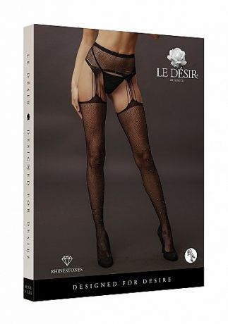 Чулки Suspender Rhinestone Pantyhose