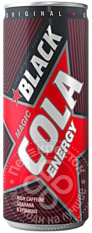 Напиток Black Energy Cola энергетический 250мл