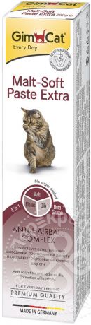 Кормовая добавка для кошек GimCat Мальт-Софт Экстра Паста 200г