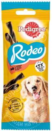 Лакомство для собак Pedigree Rodeo с говядиной 70г (упаковка 6 шт.)