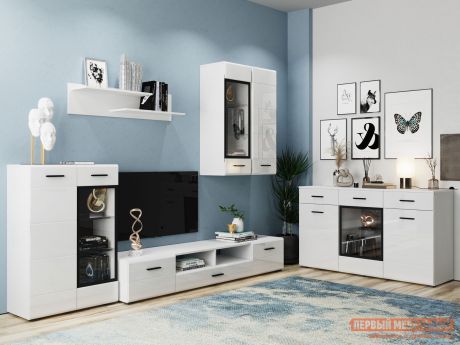 Гостиная НК-Мебель Комплект мебели GLOSS для гостиной №2