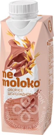 Напиток овсяный Nemoloko Шоколадный 3.2% 250мл (упаковка 12 шт.)
