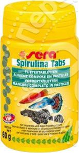 Корм для рыб Sera Spirulina Tabs растительный 24 таблетки